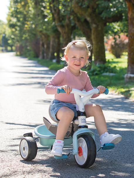 Tricycle Baby Balade plus - SMOBY BLEU CIEL+ROSE 10 - vertbaudet enfant 