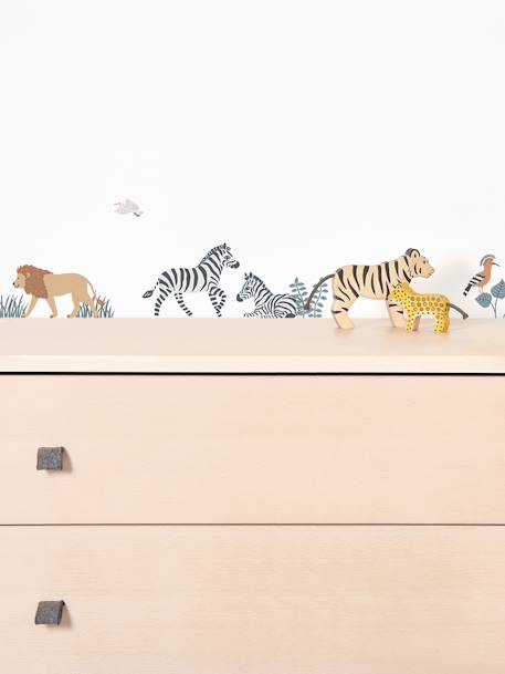 Planche de stickers LILIPINSO - Big five & Cie - animaux jungle multicolore 3 - vertbaudet enfant 