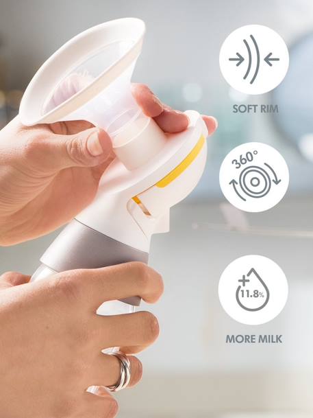 Tire-lait électrique rechargeable Solo MEDELA blanc/jaune 4 - vertbaudet enfant 