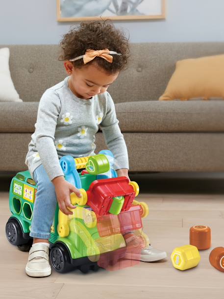 Maxi Camion Poubelle Recyclo'formes - VERT 1 - vertbaudet enfant 