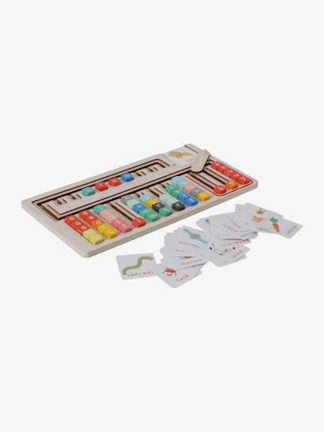 Tablette de lecture et d'écriture en bois FSC® multicolore 3 - vertbaudet enfant 