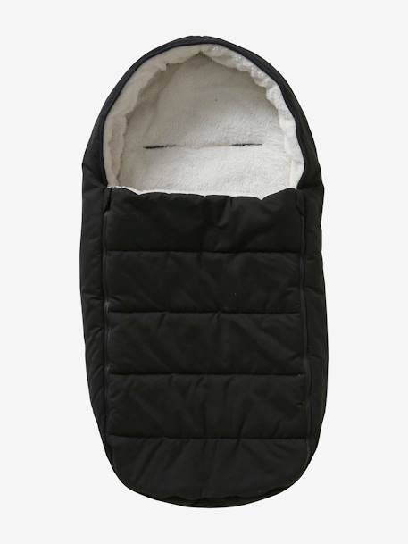 Chancelière poussette en toile déperlante noir 4 - vertbaudet enfant 