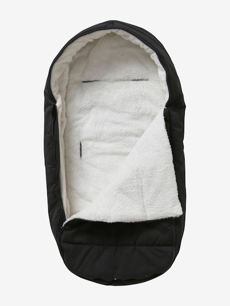 Chancelière poussette en toile déperlante noir 7 - vertbaudet enfant 