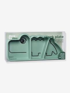 -Assiette Stick&Stay Croco en silicone DONE BY DEER