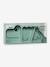 Assiette Stick&Stay Croco en silicone VERT 1 - vertbaudet enfant 