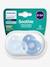 Lot de 2 sucettes nouveau-né Philips AVENT Soothie C½ur Bleu clair + bleu 2 - vertbaudet enfant 