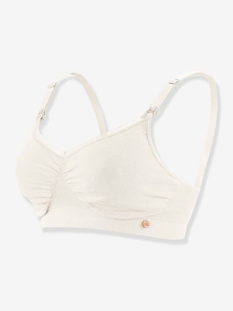 Brassière de grossesse et d’allaitement sans coutures Organic CACHE COEUR naturel+ROSE 3 - vertbaudet enfant 