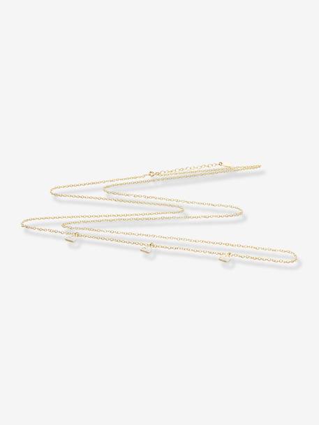 Chaîne plaquée argent et dorée à l'or fin, pour pendentif bola de grossesse Plaquée argent/dorée à l’or fi 1 - vertbaudet enfant 