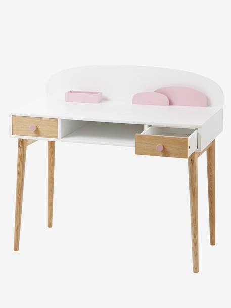 Bureau enfant CONFETTI blanc 4 - vertbaudet enfant 