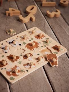 Idées cadeaux bébés et enfants-Jouet-Jeux éducatifs-Puzzles-Puzzle boutons GREEN FOREST en bois FSC®