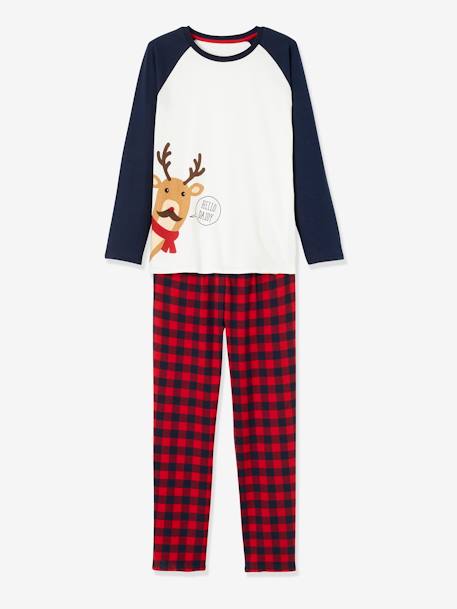 Pyjama Noël homme / Pyjama famille Beige / carreaux 1 - vertbaudet enfant 