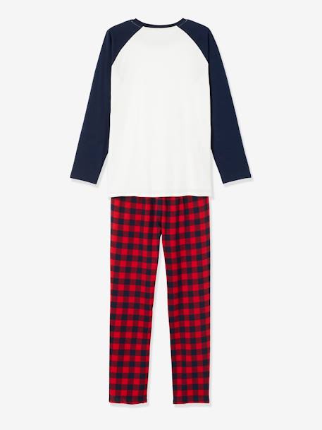 Pyjama Noël homme / Pyjama famille Oeko-Tex® Beige / carreaux 5 - vertbaudet enfant 