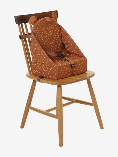 Rehausseur de chaise beige imprimé+Cherry+dans les bois+green forest+gris+Minisaurus+Mon coeur+Oies+rayé blanc 19 - vertbaudet enfant 