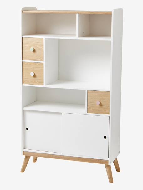Etagère-bibliothèque CONFETTI blanc 4 - vertbaudet enfant 