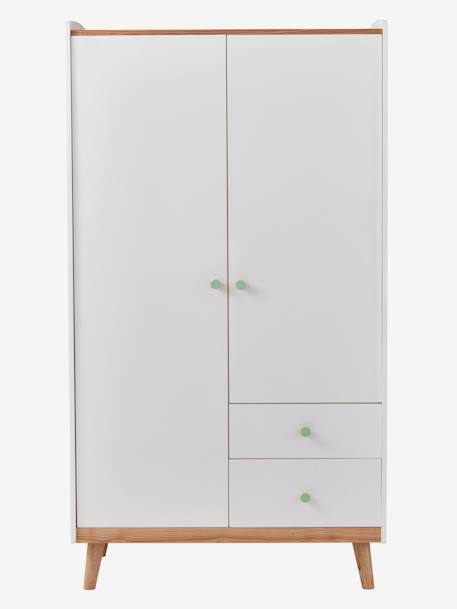 Armoire 2 portes CONFETTI blanc+Vert 9 - vertbaudet enfant 