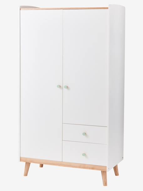 Armoire 2 portes CONFETTI blanc+Vert 3 - vertbaudet enfant 