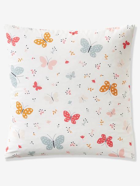Parure housse de couette enfant et taie d'oreiller PAPILLONS rose 6 - vertbaudet enfant 