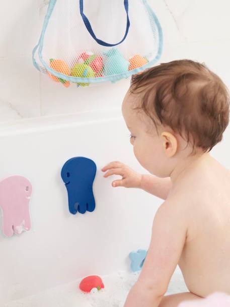 Livre + marionnette + stickers de bain en mousse BADABULLE Multicolore 4 - vertbaudet enfant 