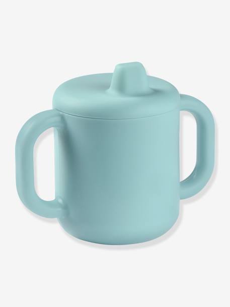 Tasse d'apprentissage en silicone Bleu 3 - vertbaudet enfant 