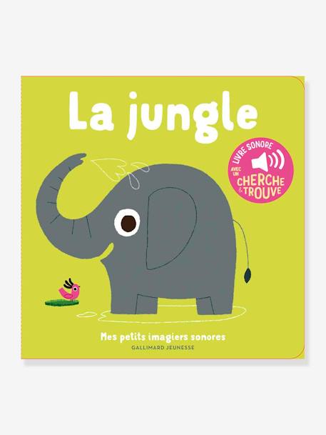 Livre sonore La jungle GALLIMARD JEUNESSE jaune 1 - vertbaudet enfant 