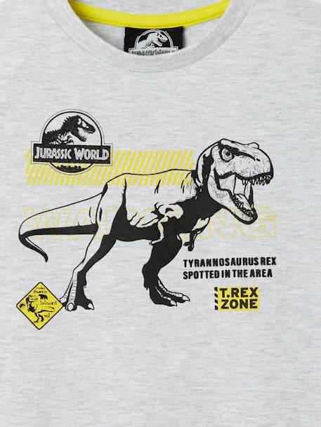 T-shirt garçon Jurassic World® Gris chiné 3 - vertbaudet enfant 