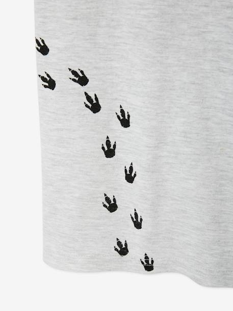 T-shirt garçon Jurassic World® Gris chiné 4 - vertbaudet enfant 