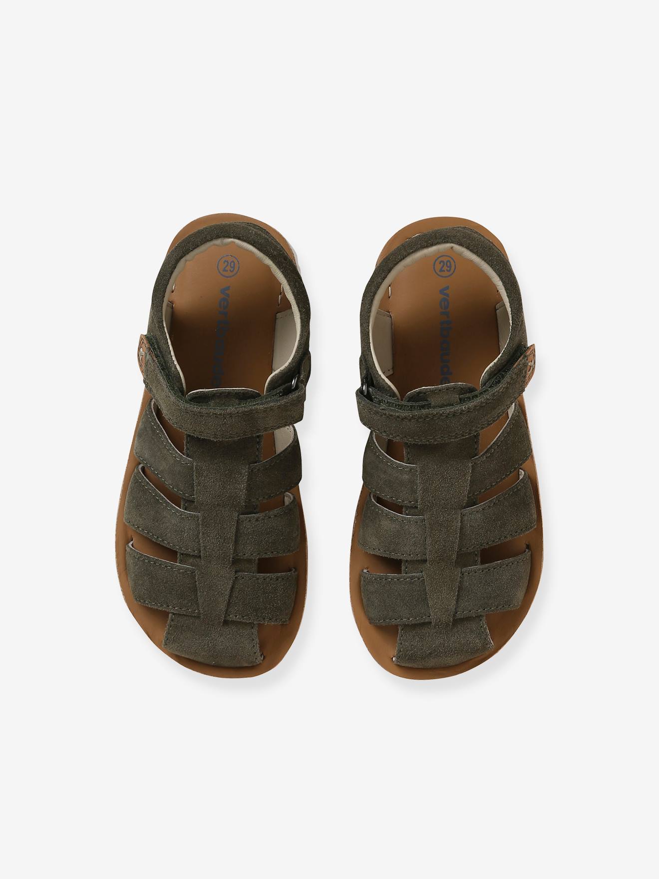 Naturino Garçon Algeo Sandale Cuir Confortable Pour Enfant - Sandales Ouvertes à Scratch
