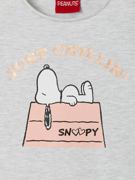 T-shirt manches courtes Snoopy Peanuts® fille Gris 3 - vertbaudet enfant 