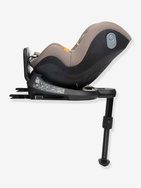Siège-auto rotatif CHICCO Seat2Fit i-Size 45 à 105 cm, équivalence groupe 0+/1 Black+Desert taupe+India ink 21 - vertbaudet enfant 