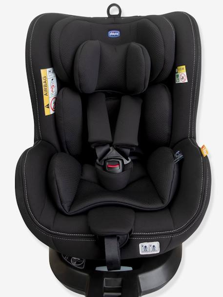 Siège-auto rotatif CHICCO Seat2Fit i-Size 45 à 105 cm, équivalence groupe 0+/1 Black+Desert taupe+India ink 1 - vertbaudet enfant 