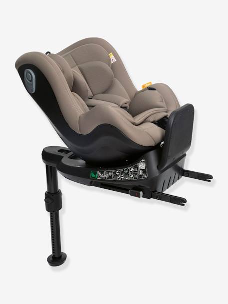 Siège-auto rotatif CHICCO Seat2Fit i-Size 45 à 105 cm, équivalence groupe 0+/1 Black+Desert taupe+India ink 20 - vertbaudet enfant 