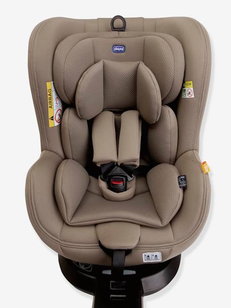 Siège-auto rotatif CHICCO Seat2Fit i-Size 45 à 105 cm, équivalence groupe 0+/1 Black+Desert taupe+India ink 15 - vertbaudet enfant 