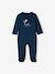 Lot de 2 pyjamas bébé en molleton ouverture zippée lot bleu jean 2 - vertbaudet enfant 
