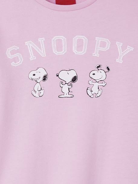 Sweat molleton fille Snoopy Peanuts® Lila 3 - vertbaudet enfant 