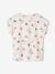T-shirt fille imprimé noeud fantaisie manches courtes blanc+lavande+rose+rose mauve imprimé 14 - vertbaudet enfant 
