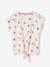 T-shirt fille imprimé noeud fantaisie manches courtes blanc+lavande+rose+rose mauve imprimé 13 - vertbaudet enfant 