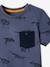 T-shirt motifs graphiques garçon manches courtes IMPRIME BLEU 3 - vertbaudet enfant 