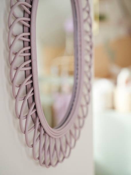 Miroir ovale en rotin DOUCE PROVENCE violet 5 - vertbaudet enfant 