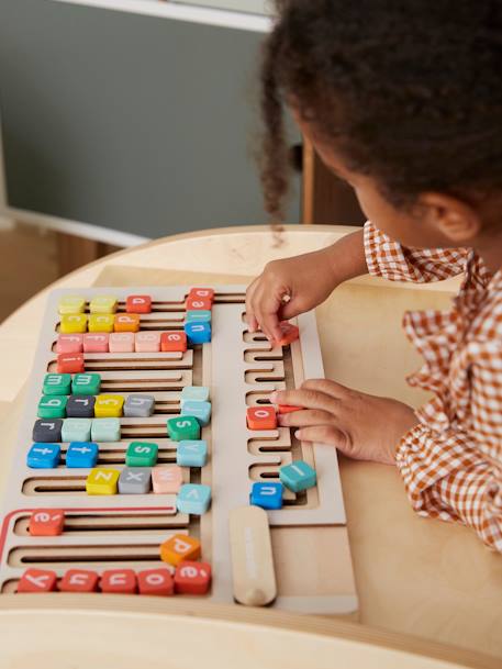 Tablette de lecture et d'écriture en bois FSC® multicolore 4 - vertbaudet enfant 