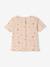 T-shirt à fleurs en maille côtelée bébé ocre imprimé+rose grisé imprimé 8 - vertbaudet enfant 