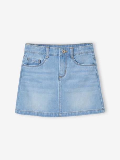 Jupe en jean Basics fille double stone+stone 2 - vertbaudet enfant 