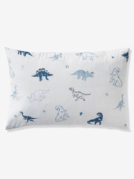 Parure housse de couette enfant et taie d'oreiller HELLO DINOS écru / vert 7 - vertbaudet enfant 