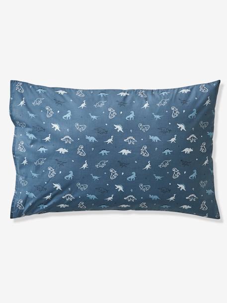 Parure housse de couette enfant et taie d'oreiller HELLO DINOS écru / vert 10 - vertbaudet enfant 
