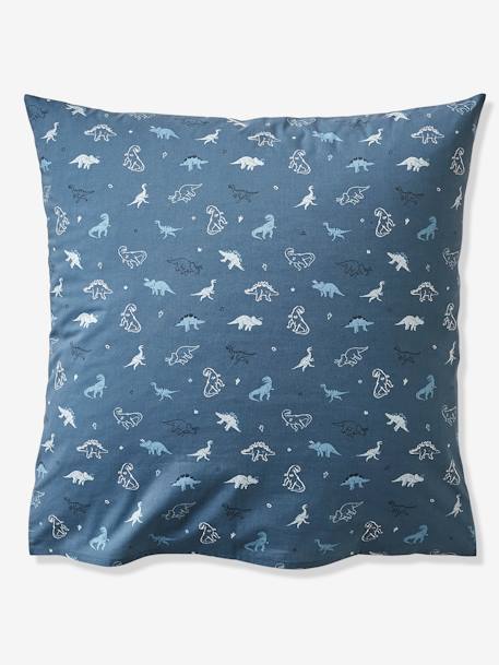 Parure housse de couette enfant et taie d'oreiller HELLO DINOS écru / vert 9 - vertbaudet enfant 