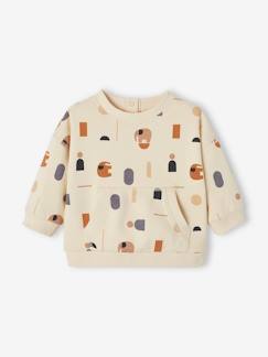 -Sweat bébé en molleton motifs géométriques