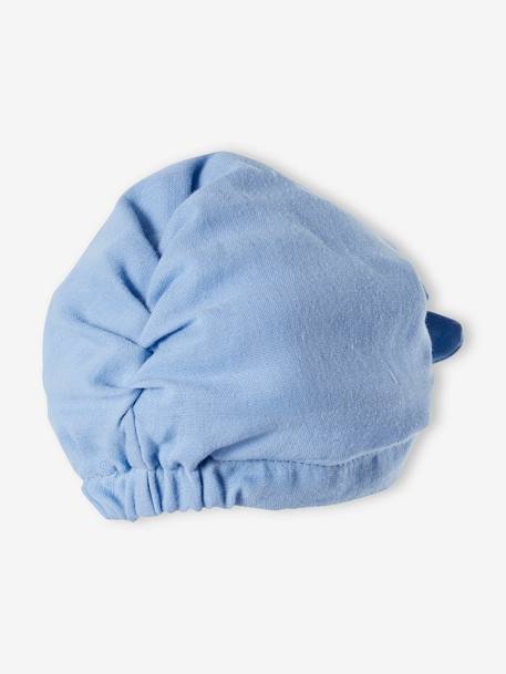 Chapeau façon foulard noué uni bébé fille bleu 3 - vertbaudet enfant 