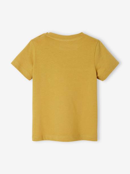 T-shirt colorblock bébé manches courtes Oeko-Tex® jaune+vert grisé 3 - vertbaudet enfant 