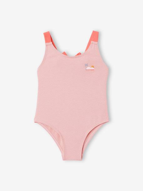 Maillot de bain 1 pièce fille 'playa' rose 1 - vertbaudet enfant 