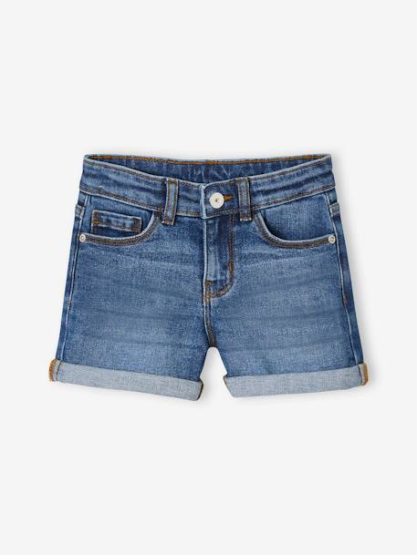 Short en jean Basics fille  - vertbaudet enfant