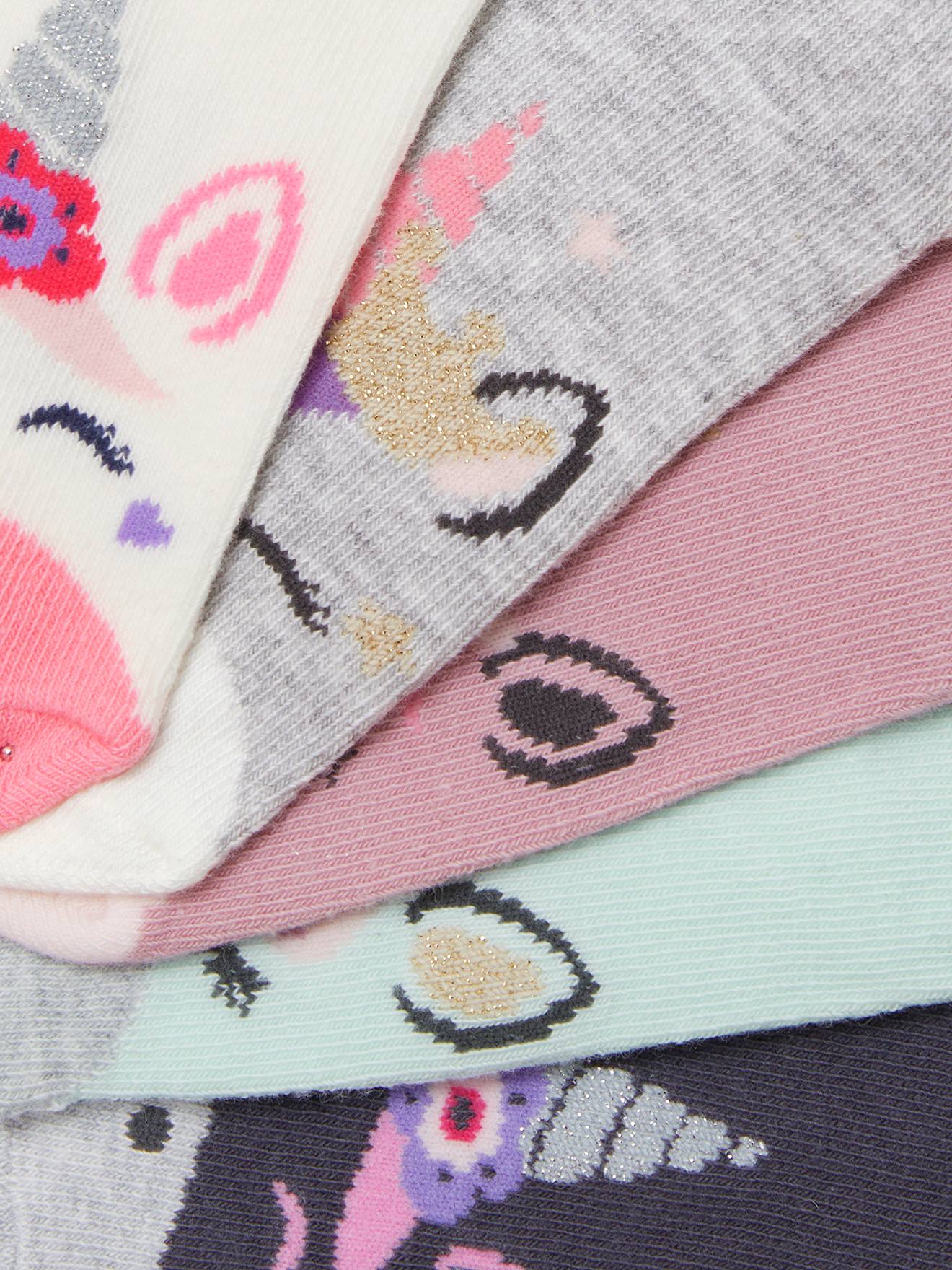 5 Paires De Chaussettes Pom-pom Girls – Blanc/vert Foncé – Femme – Taille 4-11